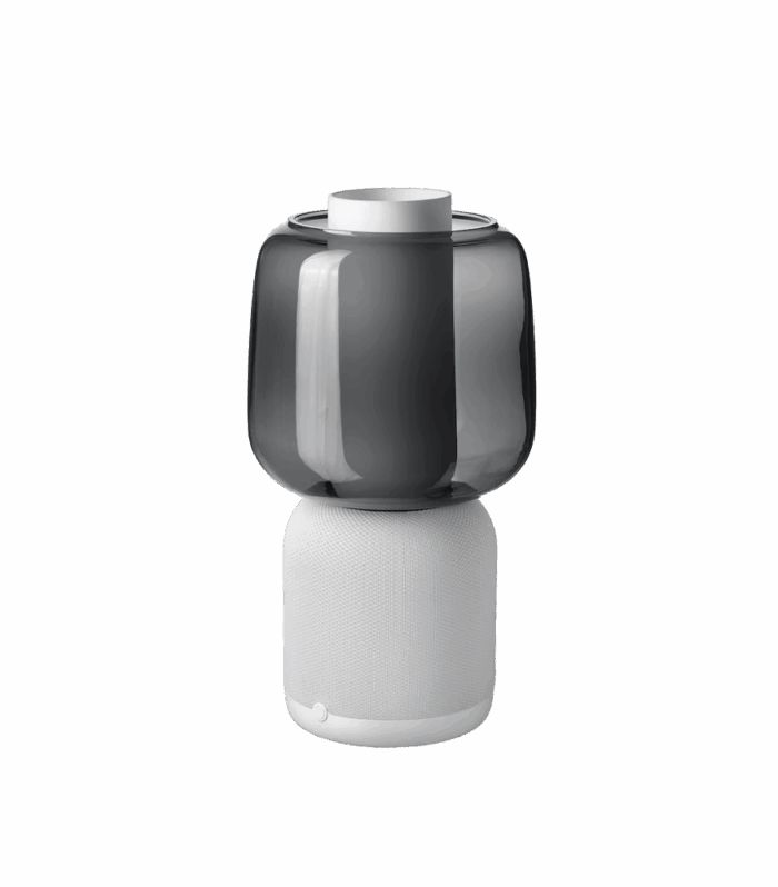 Sonos speaker lamp, glass shade